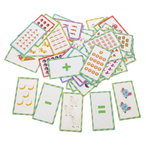 JOINPAYA 1 Satz Karteikarten zur Früherziehung lernspiel kindererziehung aufklärung Frühkindliche Bildung farbkarte Lernspielzeug für Kleinkinder Nummer Flash-Karten Papier von JOINPAYA