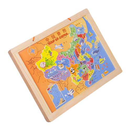 JOINPAYA 1 Satz Kartenrätsel Puzzlematte Karten Für Kinderkarte Holzpuzzle Für Weltkarte Karte Von China Bringen Sie Kleinkindern Eine Weltkarte Bei Hölzern von JOINPAYA