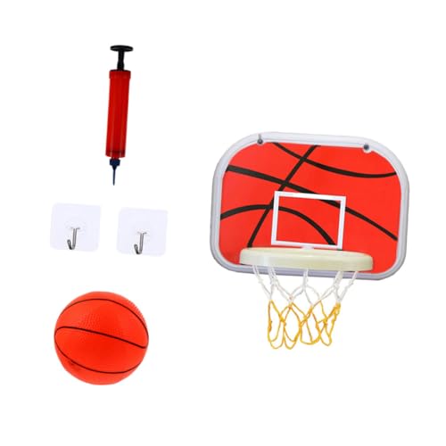 JOINPAYA Wandmontiertes Basketballset Für Indoor Basketballkorb Mit Ball Pumpe Und Haken Ideal Für Spielzimmer Und Spaß Im Innenbereich von JOINPAYA