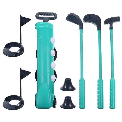 JOINPAYA 1 Satz Kinder-Golfset: Kunststoff-Garten-Golfschläger Outdoor-Indoor-Spieleschläger Golf-Caddy-Set Für Den Sport von JOINPAYA