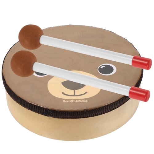 JOINPAYA Holz Handtrommel Jungen und Mädchen Percussion Set Jungen und Mädchen Kinder Spielzeug Musikalische Handtrommel Schlaginstrument von JOINPAYA