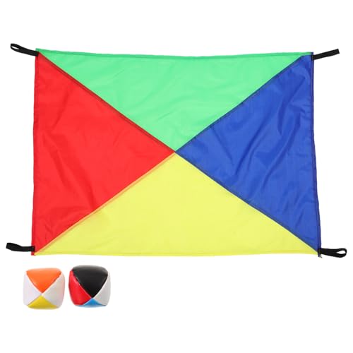 JOINPAYA 1 Satz Kinderspielzeug Outdoor-Spiele Für Sensorisches Spielmatte Hochstuhl-spritzschutzmatte Babyspielhalle Regenbogen Fallschirm Für Colorful von JOINPAYA