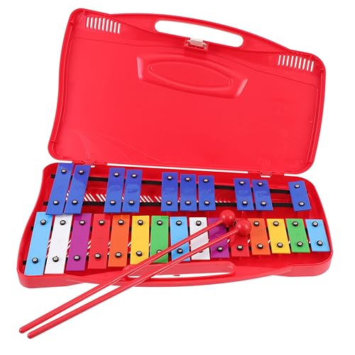 JOINPAYA Buntes Musikspielzeug mit 25 Noten Aus Aluminiumplatte und Pädagogisches Musikinstrument für Mädchen Handklopfklavier für Kleinkinder von JOINPAYA