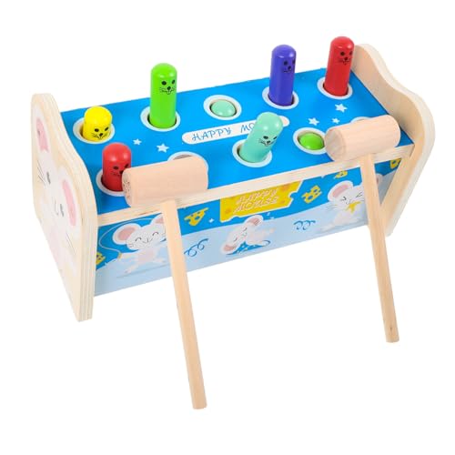 JOINPAYA 1 Satz Klopfendes Ballspielzeug Kinderspielzeug Musikspielzeug Kinderspiel Spielzeug Interaktives Spielzeug Kleinkindspielzeug Klopfspiel Spielzeug Kinder Spielset Hölzern Colorful von JOINPAYA