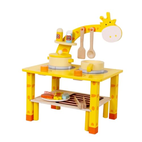 JOINPAYA 1 Satz Kochspielzeug Spielzeugnahrung für klein Kinderküche küchenspielzeug für Kitchen Toys for Kinderspielzeug Frühpädagogisches Holz Yellow von JOINPAYA