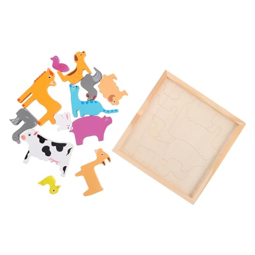 JOINPAYA 1 Satz Kreatives Dreidimensionales Puzzle Kleinkindspielzeug Rätsel Puzzles Aus Holz Holzpuzzles Für Kleinkinder Blockrätsel -rätsel Vorschulrätsel Holz von JOINPAYA