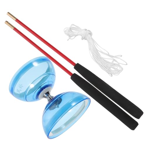 JOINPAYA 1 Satz Kristall Lager Diabolo Anfänger Yo-Yo Spielzeug Kinder Diabolo Spielzeug Flug-Diabolo-Spielzeug Outdoor-Spielset für Kinder Jonglierspielzeug Jo-Jo für Anfänger Zijin-Lager von JOINPAYA