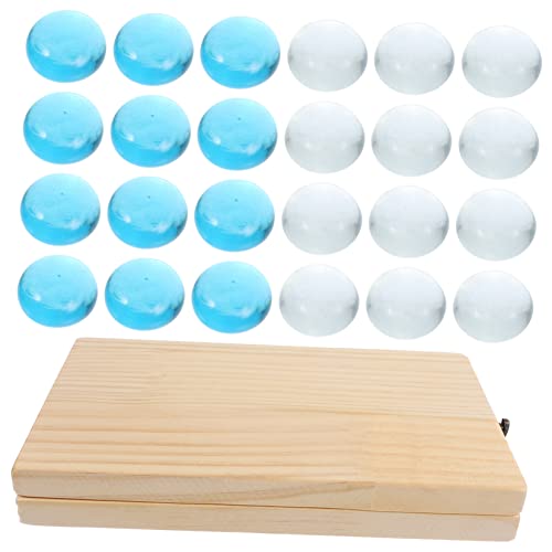 JOINPAYA 1 Satz Mankala -Schachspielzeug Mancala-Spiel Perlenspiel aus Holz Faltbare Mancala aus Holz Mancala-Perlen Brettspiele aus Holz Mancala-Schach Mancala-Steine Glasperlen von JOINPAYA