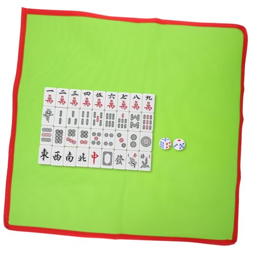 JOINPAYA 1 Satz Mini-Mahjong Mahjong-Spielzeug Kleines Mahjong-kit Mahjong Für Zu Hause Requisiten Für Reisespiele Mahjong Reisespielzeug Interessantes Mahjong-kit Tragbares Mahjong PVC von JOINPAYA