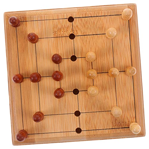 JOINPAYA 1 Satz Mini Schach schachspiel brettspiele Schachspiel für Fortgeschrittene boardgame kinderspielzeug Erwachsene Schachspielzeug Desktop-Schachspielzeug Bambus von JOINPAYA