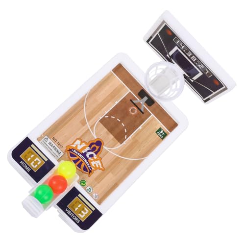 JOINPAYA 1 Satz Mini-Schießspielzeug Tabletop-Basketballspiele Mini-Basketballkorb Spielzeug für Kinder kinderspielzeug Mini-Basketballspielzeug tragbares Basketballspielzeug Plastik Blue von JOINPAYA