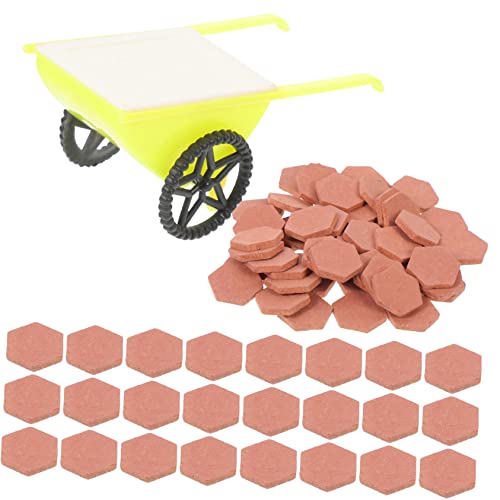 JOINPAYA 1 Satz Mini-Steine Miniatur-Tonziegel Mini-Fake-Steine Mini-Bausteine Kinder bastelset bastelmaterial für Kinder bausteine ​​selber Bauen Ziegel für die Gartenmauer verbrannte Erde von JOINPAYA