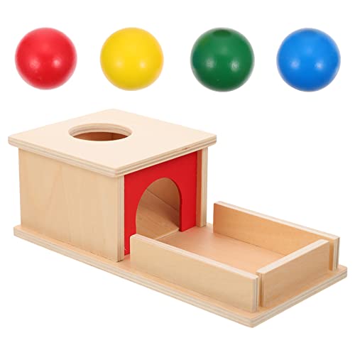 JOINPAYA Spielzeug für Die Früherziehung 1 Set Aus Holz Lernspielzeug für Jungen und Mädchen Hand-Auge-koordinationsübungsspielzeug Bälle von JOINPAYA