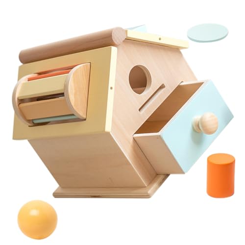 JOINPAYA 1 Satz Münzbox Kinder spielhaus Playhouse for Spielhaus für Kinder sensorisches Spielzeug Sensory Toy Holzspielzeug kognitives Spielzeug für Kinder Lernspielzeug aus Holz von JOINPAYA