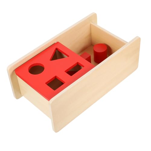 JOINPAYA 1 Satz Münzbox Toys Kleinkind holzspielsachen für die Wahrnehmung für Vorschulkinder Kinderspielzeug Sinnesblöcke aus Holz von JOINPAYA