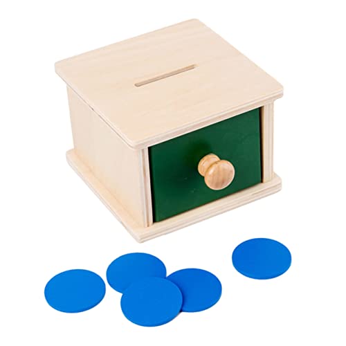 JOINPAYA 1 Satz Münzbox für Kinder Abs Junge Stengel Labyrinth Spielen interaktives Spielzeug Kinder holzspielzeug kleinkinderspielzeug Spielzeug aus Holz Auge-Hand-Koordinationsspielzeug von JOINPAYA