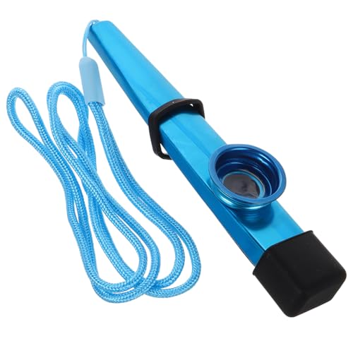 JOINPAYA 1 Satz Musikalisches Für Kazoo- Erwachsene Kazoos Gitarren-Kazoo-Partner Kazoos Für Den Anfang Kazoo-Instrumente Musikinstrumente Metall Blue von JOINPAYA