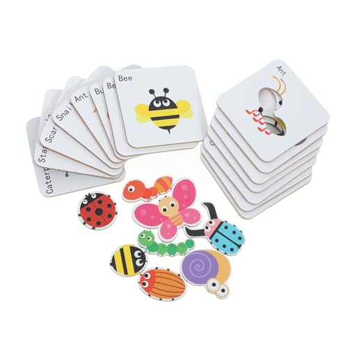 JOINPAYA 1 Satz Pädagogische Tier Puzzle Karten für Beobachtung und Gedächtnis für Kleinkinder zur Entwicklung von Farberkennung und Hand Augen Koordination JOINPAYA 1 Satz Pädagogische Tier Puzzle Karten für Beobachtung und Gedächtnis für Kleinkinder zur Entwicklung von Farberkennung und Hand Augen Koordination von JOINPAYA