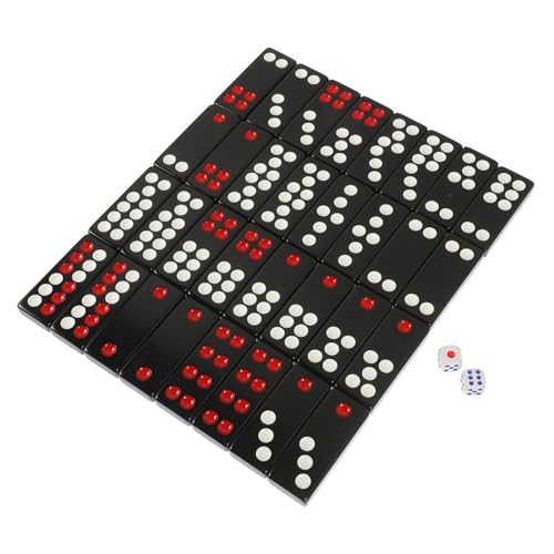 JOINPAYA 1 Satz Pai Gow Dominosteine Spiele Kartenspiel Mahjong geheimes Brettspiel Chinesisches Dominospiel Paigow-Spiel chinesisches traditionelles Domino Paigow Poker Melamin Black von JOINPAYA