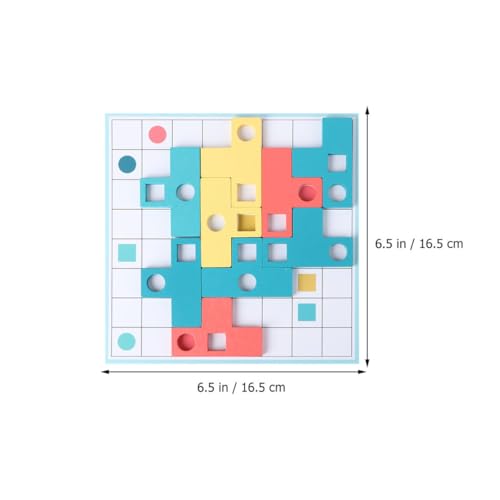 JOINPAYA 1 Satz Passendes Lernspielzeug in T-Form T-förmiges Kreuzworträtsel Aus Holz t Kinderspielzeug Aus Holz Pädagogisches Passendes Spielspielzeug Hölzern von JOINPAYA