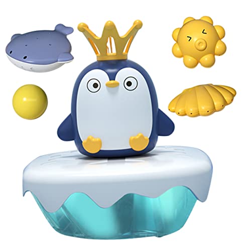 JOINPAYA 1 Satz Pinguin-Spielzeug Mit Wasserspray Sprinkler-badespielzeug Sprinkler-badewannenspielzeug Pinguinspielzeug Für Babys Sprühwasser-badespielzeug Sprinkler Für Badespielzeug Abs von JOINPAYA