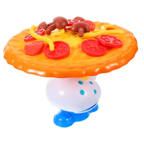 JOINPAYA 1 Satz Pizza-balancierspiel Pizzaküche-spielset Desktop-pizzaspiel Kinder Pizza-sturzspiel Pizzabelag-Balance-Spiel Stapel Pizza-Party-Dekorationen Balance-brettspiel Plastik von JOINPAYA