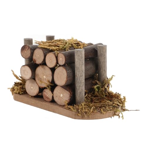 JOINPAYA 1 Set Garten Mikro Landschaft Miniatur Kamin Holzscheite Puppenhaus Kamin Zubehör Mikro Landschaft Lagerfeuer Ornament Miniatur Lagerfeuer Modell Kamin Outdoor Spielzeug DIY Dekor von JOINPAYA