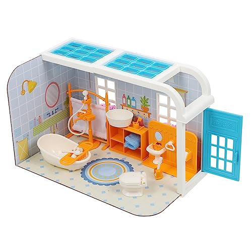 JOINPAYA 1 Satz Puppenhaus Miniaturmodell Mini Möbel Mini-Modell Miniatur-zubehör Mini-hausbadewanne Mini- -Badezimmer Miniatur-hausmöbel Mikrolandschaft Miniaturmöbel Plastik von JOINPAYA