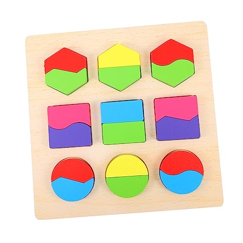 JOINPAYA Frühes Lernspielzeug Kleinkind-lernpuzzle 1 Set Holzpuzzle Spielzeug Für Jungen Und Mädchen Formpuzzle von JOINPAYA