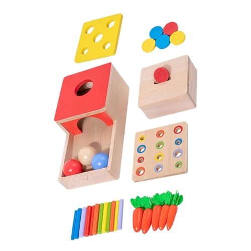 JOINPAYA Spielzeug Jungen Montessori Holzspielzeug Für Kleinkinder 1 Set Kugelbahn Für Hand Augen Koordination Interessantes Sensorisches Zur Der Feinmotorik Und Kognitiven Fähigkeiten Für von JOINPAYA