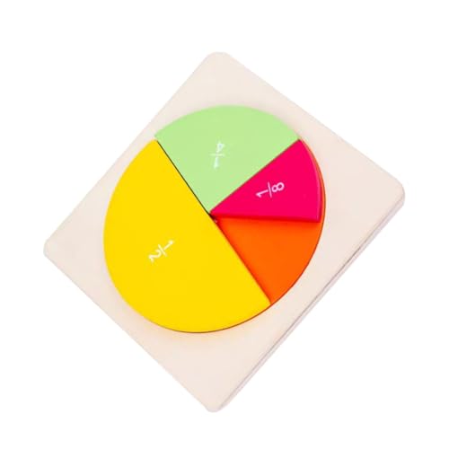 JOINPAYA 1 Satz Runde Anzeigetafel Kidcraft-spielset Intelligenzentwicklungsrätsel Montessori-Bruch Kinder Rätsel Pädagogisches Lernspielzeug Shape-sorter-Puzzle Lehrmittelspielzeug Hölzern von JOINPAYA