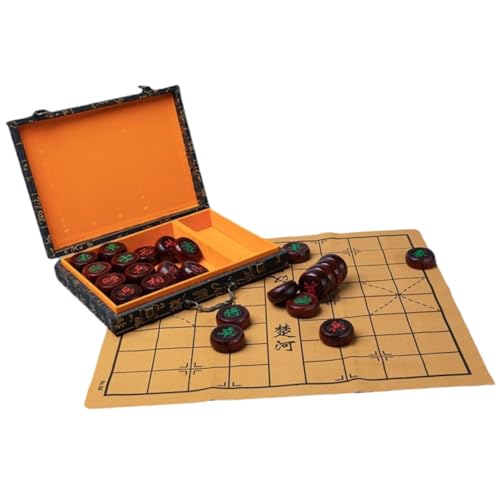 JOINPAYA 1 Satz Schach Freizeitspiel chinesisches Tischspiel luzhanqi Junqi Puzzle-Spielzeug Chinese Chess bastelzeug boardgame Kinderspielzeug Massivholz von JOINPAYA