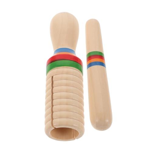 JOINPAYA 1 Satz Schallschlauch kinderinstrumente spielsachen musikinstrumente Percussion Toy pädagogisches Instrument für Musikinstrument aus Holz Hölzern Beige von JOINPAYA