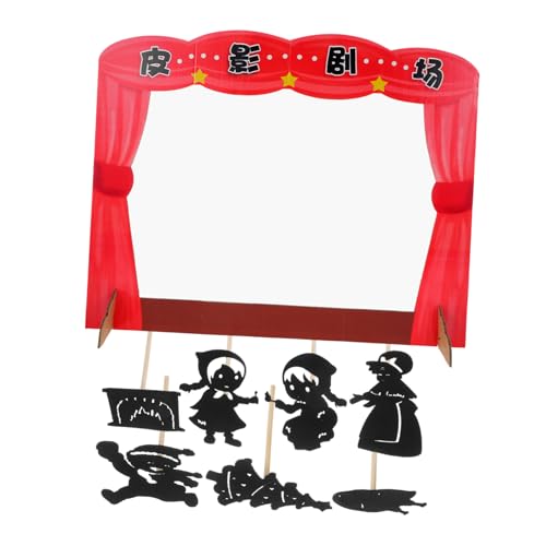 JOINPAYA 1 Satz Schattenpuppenspiel Bildungs-Kits Schachbrettpuppen Zubehörpuppe Schachbrett-schattenpuppen Selbstgemachte Marionetten Chinesische Schattenfiguren -Kits PVC von JOINPAYA