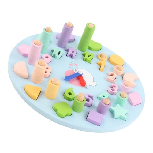 JOINPAYA 1 Set Von Anzahl Form Passenden Spielzeug Frühen Bildung Spielzeug Für Jungen Und Mädchen Glatte Sicher Holz Puzzle von JOINPAYA