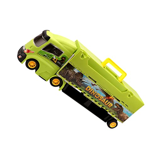 JOINPAYA 1 Satz Spielzeugauto Mini-automodell Kinderauto Kinderlastwagen Kinder Dinosaurier Auto Lastwagen Für Jungs Dinosaurier-transportwagen Babyautospielzeug Tierspielzeug Plastik Green von JOINPAYA