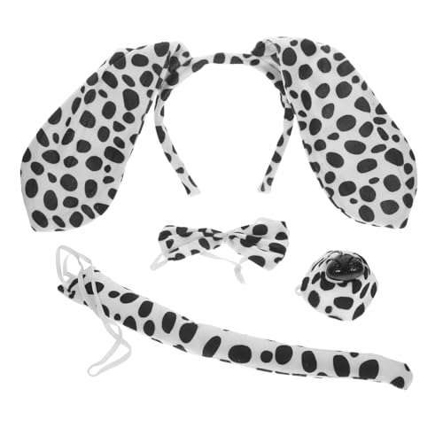 JOINPAYA 1 Satz Stirnband Haarband Welpenschwanz Hundekostüm-set Frauen Kopfschmuck Partydekorationen Party-kopfschmuck Stirnbänder Für Cosplay Haarschmuck Für Party Cosplay-zubehör Stoff von JOINPAYA