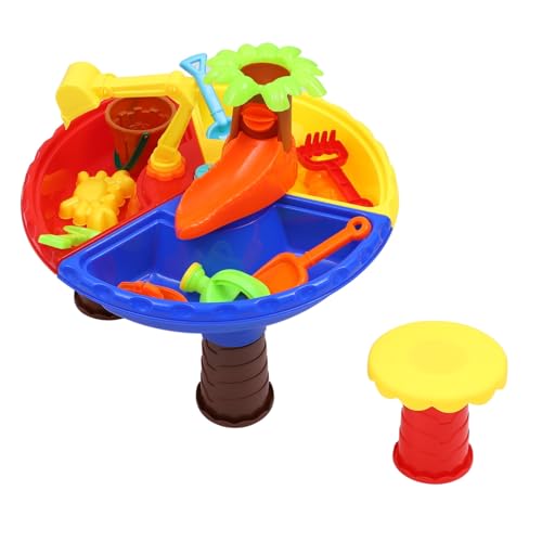 JOINPAYA 1 Satz Strandtisch Für Kinder Sandspielzeug Frühpädagogisches Spielzeug Kinderspielzeug Strandspielset Für Kinder Strandtische Für Sand Sandformen Für Eiscreme Sandkasten Plastik von JOINPAYA