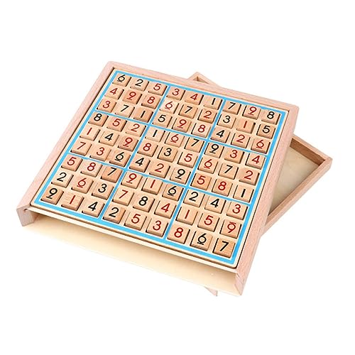 JOINPAYA Familienfreundliches Spiel Kinder Lernspielzeug 9 Gitter Mathe-Puzzle Aus Holz von JOINPAYA