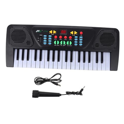 JOINPAYA 1 Satz Tastatur Mit 37 Tasten Elektrisches Keyboard Kindertastatur Digitalpianos Kleine Klaviertastatur Elektronische Tastatur Für Kinder Spielzeug Black Elektronisches Bauteil von JOINPAYA