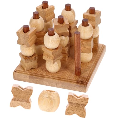 JOINPAYA 1 Satz -Toe Würfel Schach für kinderspielzeug настольная игра Fun Toy spielzeuge Gry planszowe Partygeschenke Tischspiel Familienbrettspiel hölzern von JOINPAYA