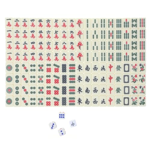 JOINPAYA 1 Satz Tragbares Mahjong Reisespielzubehör Mahjong Reservieren Flagge Mahjong Automatische Mahjong-Maschine Geheimes Brettspiel Mahjong-brettspiel Reise-Mahjong Spielzeugkoffer Abs von JOINPAYA