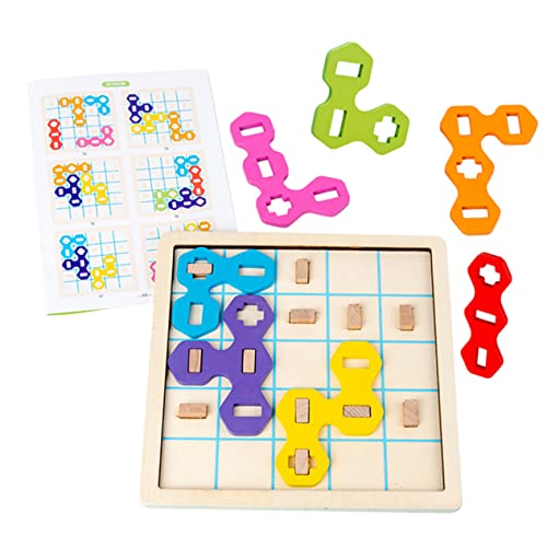 JOINPAYA 1 Satz Vorschulspielzeug Spielsachen Und Spiele Rätsel Für Babys Puzzle Für Kleinkinder Lernspielzeug Holzspielzeug Puzzles Aus Holz Brettpuzzles Für Kleinkinder Papier Colorful von JOINPAYA