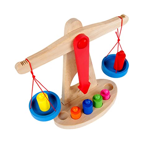 JOINPAYA 1 Satz Waagen ausbalancieren balancierende Spielzeuge Waage Spielzeug Kinderspielzeug Kidcraft-Spielset interaktives Spielzeug kinderwaagen Safe Toy Holzspielzeug Holzwaage hölzern von JOINPAYA