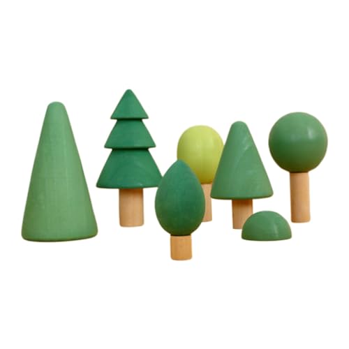 JOINPAYA 1 Satz Waldbausteine ​​ Jungs groß Baum Wasser bausteine Building Blocks for holzspielsachen Waldpuzzle Bauklötze aus Holz baustein von JOINPAYA