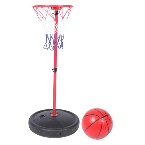 JOINPAYA 1 Satz Wasserbasketballkorb Basketball am Pool Wasserbasketball und Rahmen Schwimmender Basketballkorb Pool Basketball Set schwimmender Basketballrahmen und Ball Pool-Spiele Eisen von JOINPAYA