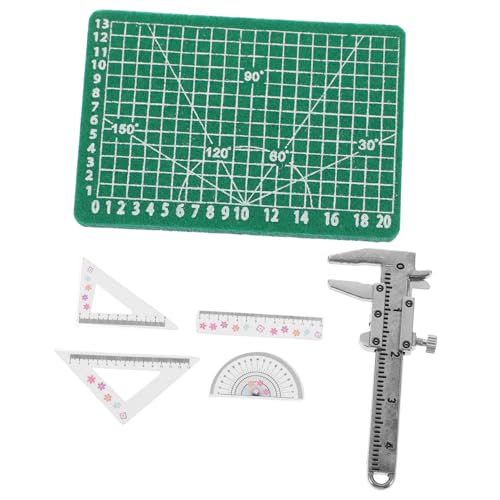 JOINPAYA 1 Satz Zubehör Für Puppenhäuser Puppenhaus Zubehör Deko Spielzeug Mini-lineal Schulmaterial Für Puppen Zubehör Für Mini-rucksäcke Kleines Lineal Kleine Lernhilfen Plastik von JOINPAYA