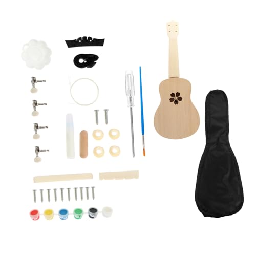 JOINPAYA Ukulelen-bausatz 21 Zoll Handgefertigte Musikinstrumentenmaterialien Für Jungen Und Mädchen Zum Spielerischen Ukulelenbau von JOINPAYA