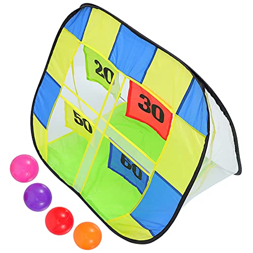 JOINPAYA 1 Satz Zusammenklappbares Fußballtor Faltbares Zelt Kinderspielzelt Zelt Zum -Cartoon-Zelt Spielzelt Für Interessantes Kinderzelt Polyester Colorful von JOINPAYA