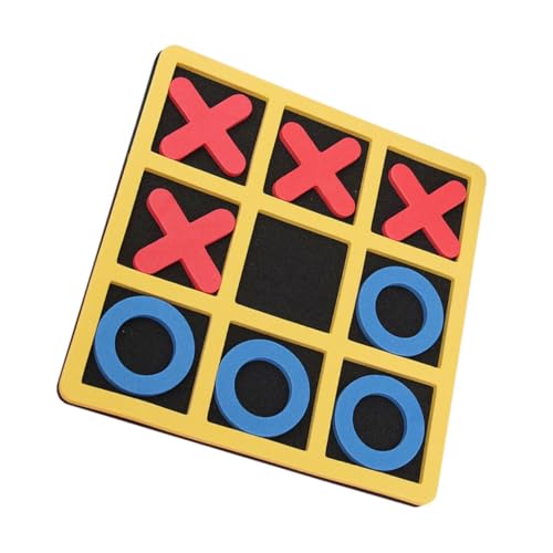 JOINPAYA 1 Satz xo Toe Spiele Sequenz Brettspiel Spieltisch Schachbrett Schachbrett für spielzeuge für Kinderspielzeug interaktives Schachbrett- Eva von JOINPAYA